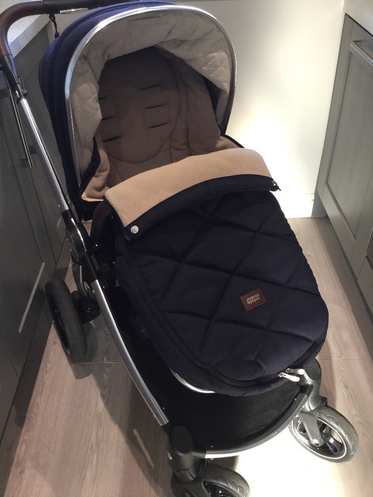 navy footmuff mamas and papas